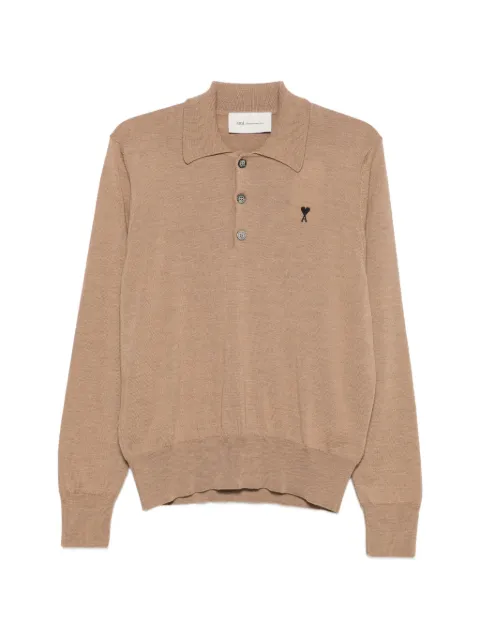 AMI Paris playera tipo polo Ami De Coeur