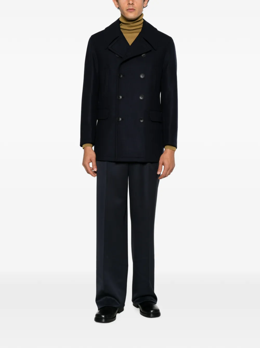 Lardini Migio wollen pantalon Blauw