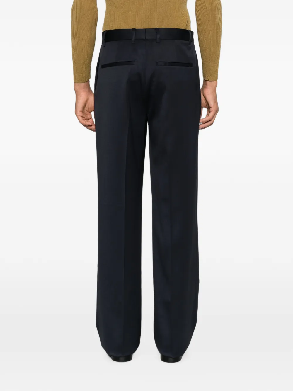 Lardini Migio wollen pantalon Blauw