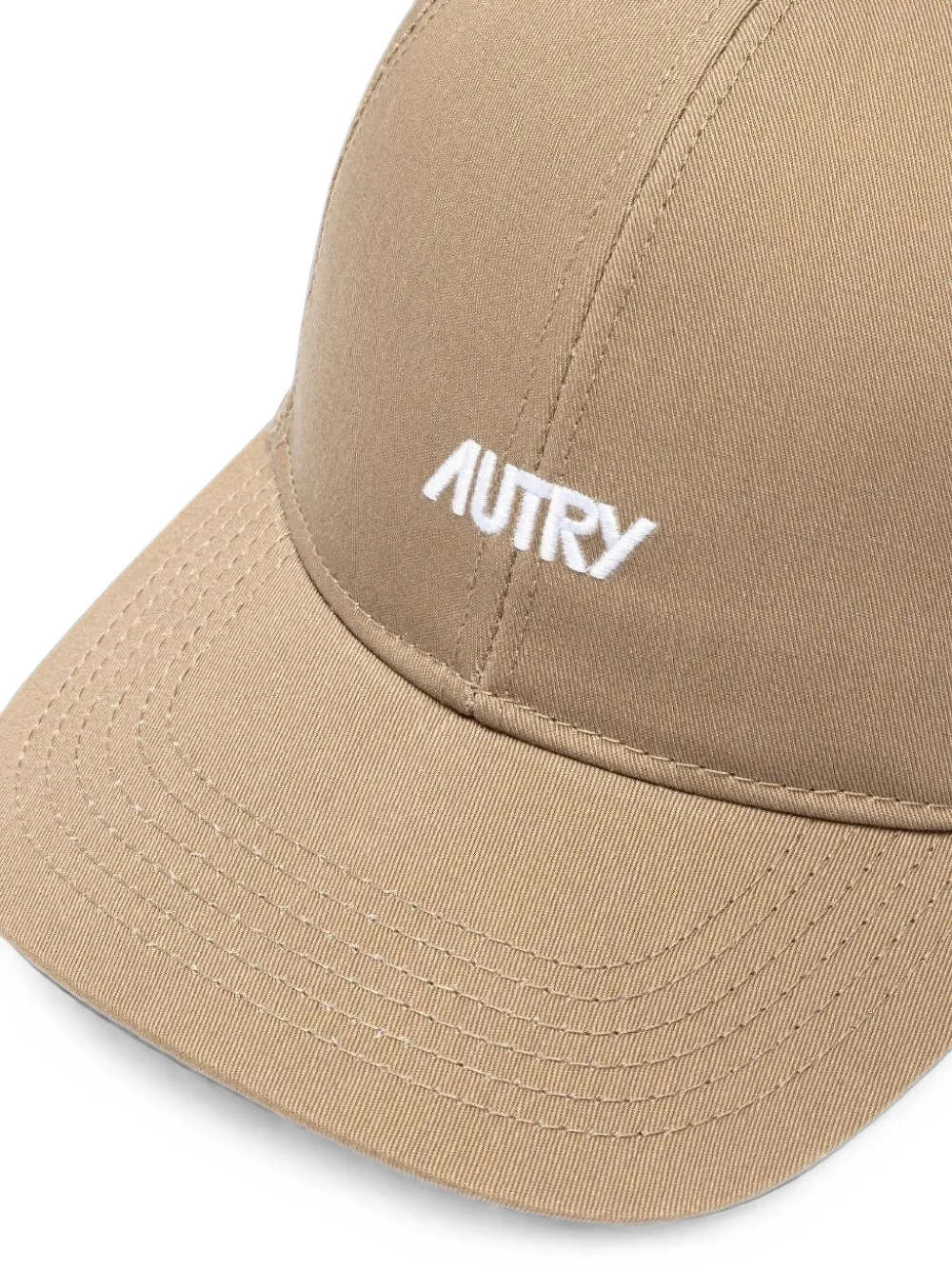 Autry Honkbalpet met geborduurd logo Beige