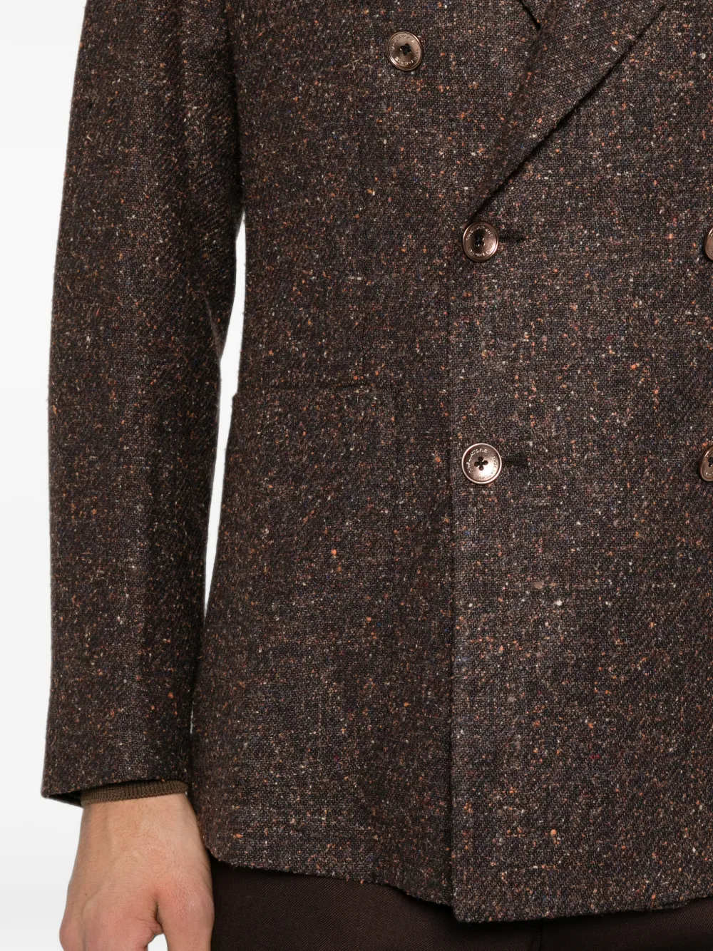 Tagliatore Blazer met dubbele rij knopen Bruin