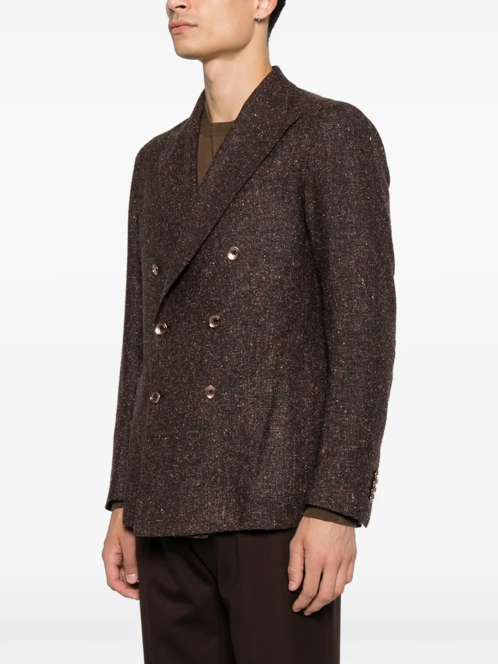 Tagliatore Blazer met dubbele rij knopen Bruin