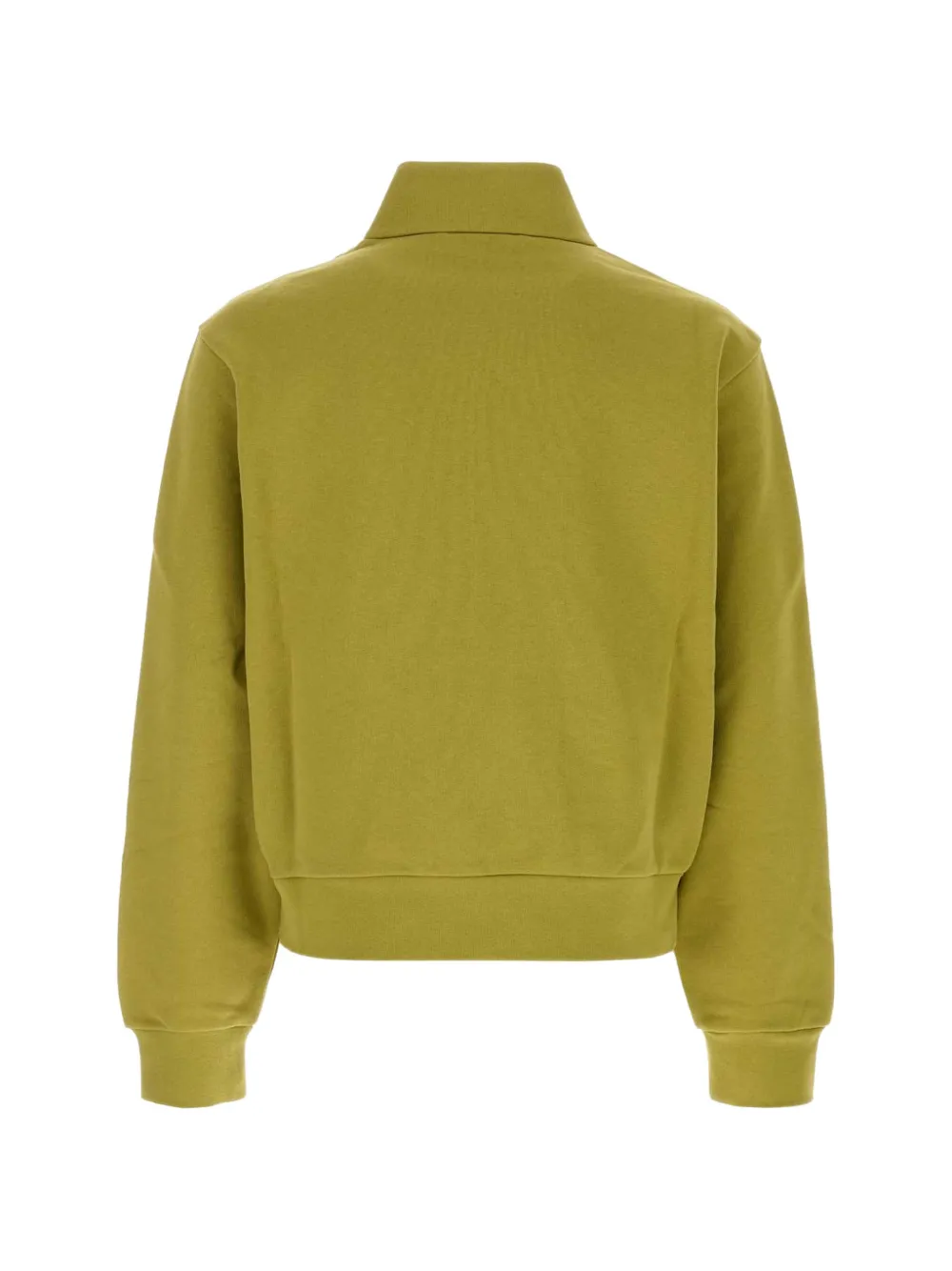 Moncler Sweater met logo en rits Groen
