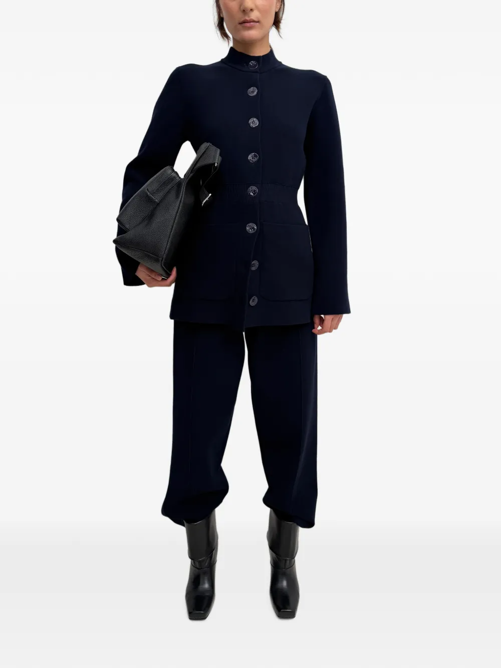Rodebjer The Esme broek met trekkoordtaille Blauw