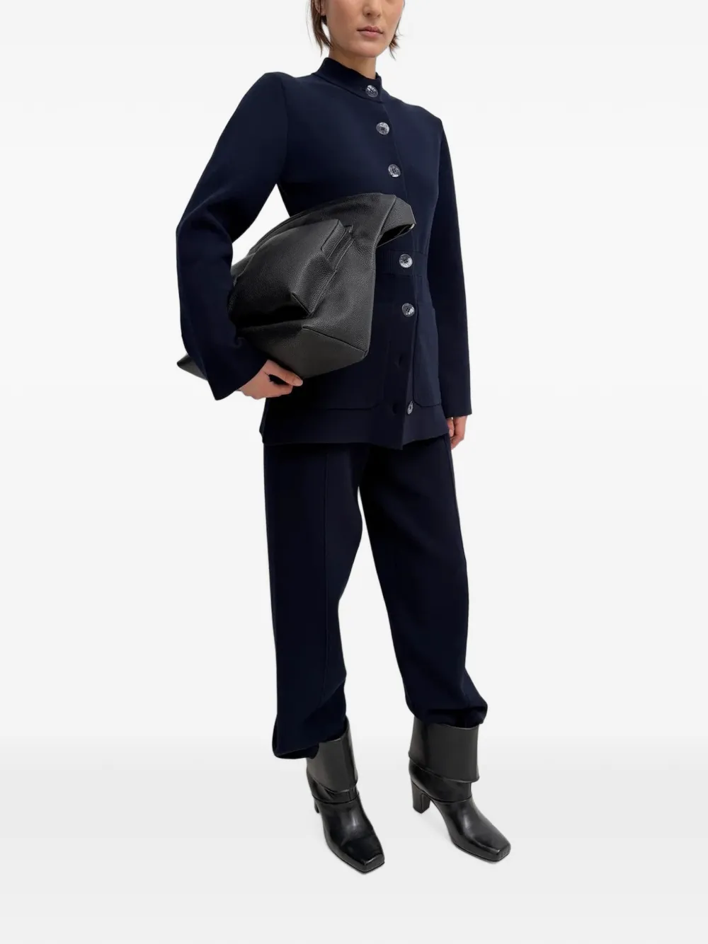 Rodebjer The Esme broek met trekkoordtaille Blauw