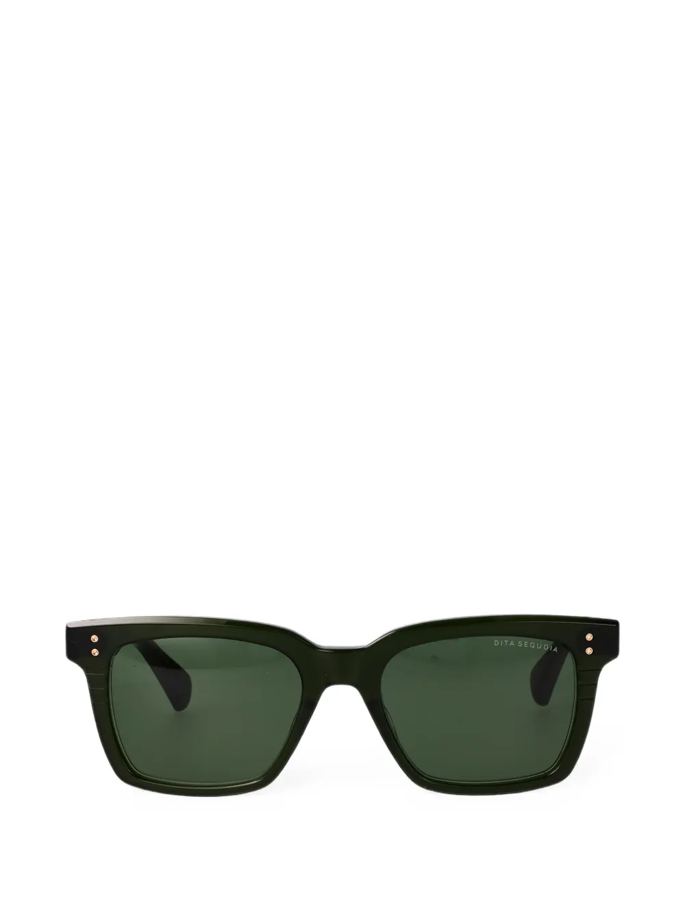 Dita Eyewear Sequoia square-frame sunglasses - Verde