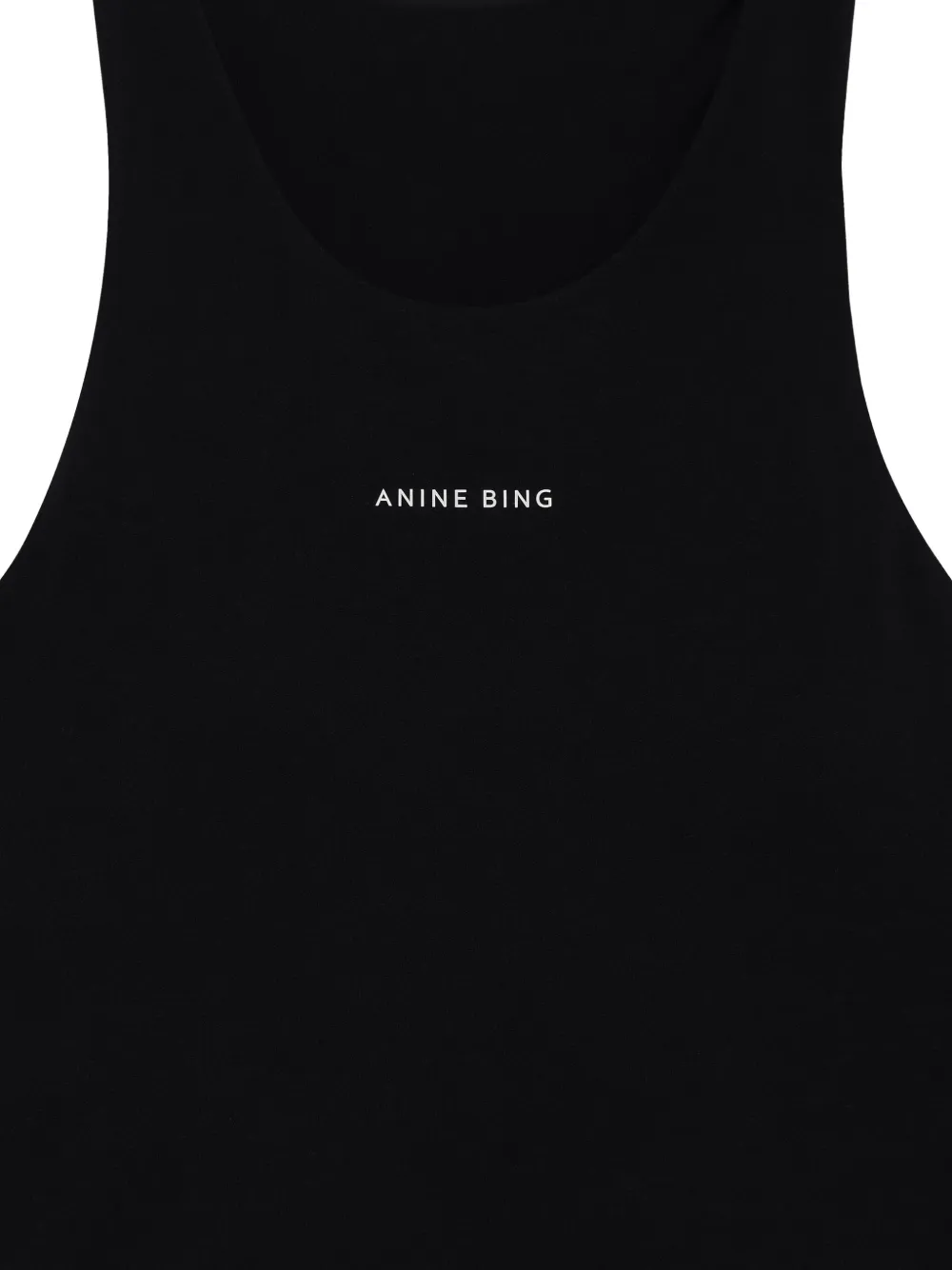 ANINE BING Elina sport-bh met logo-print Zwart