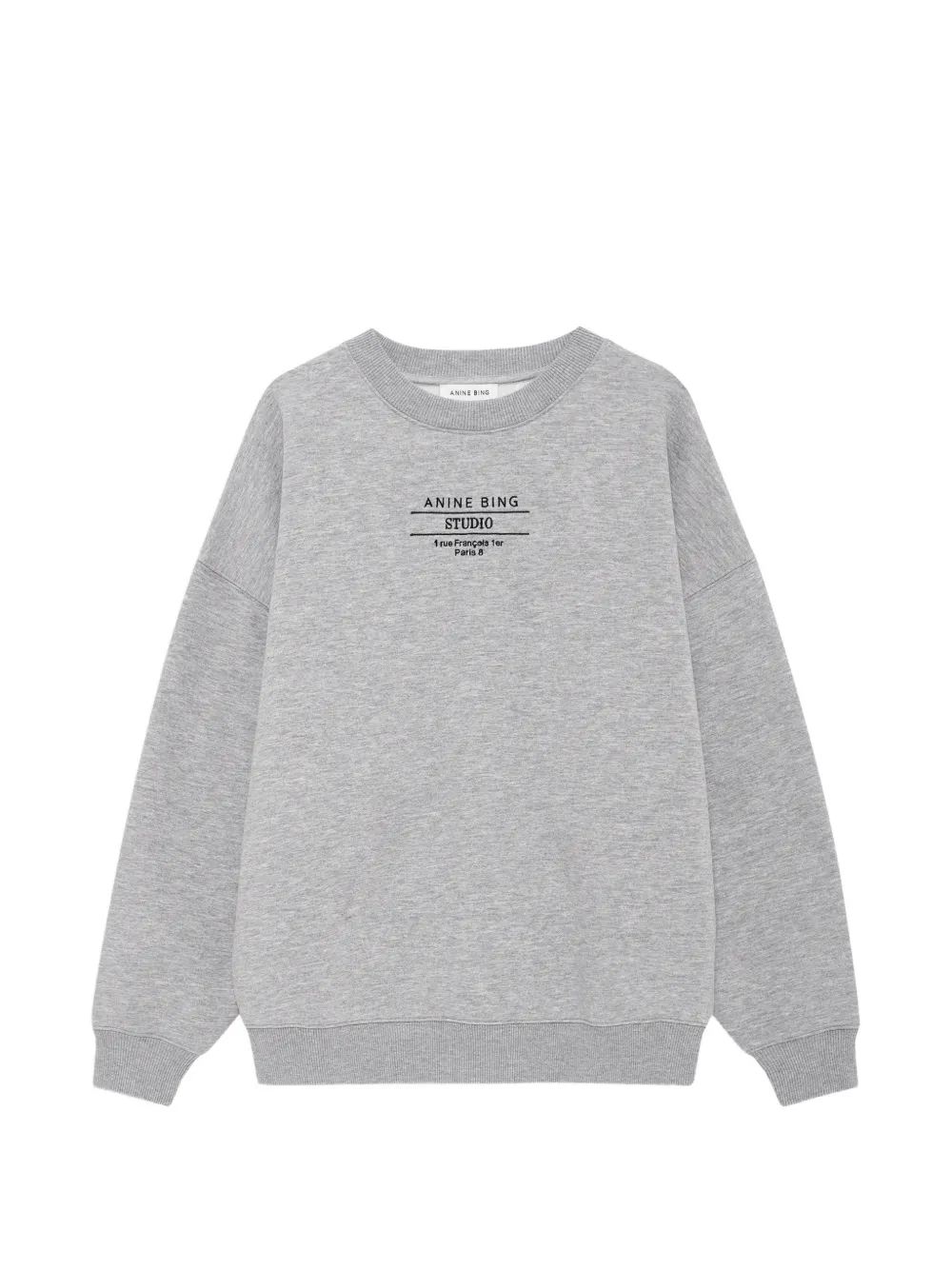 ANINE BING Miles sweatshirt studio - heather grey