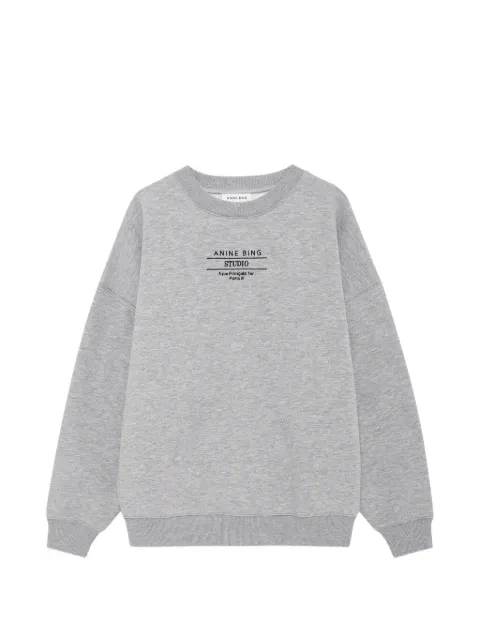 ANINE BING Miles sweatshirt studio - heather grey
