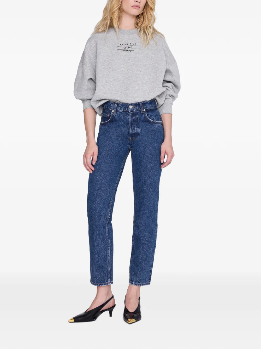 ANINE BING Miles sweater Grijs