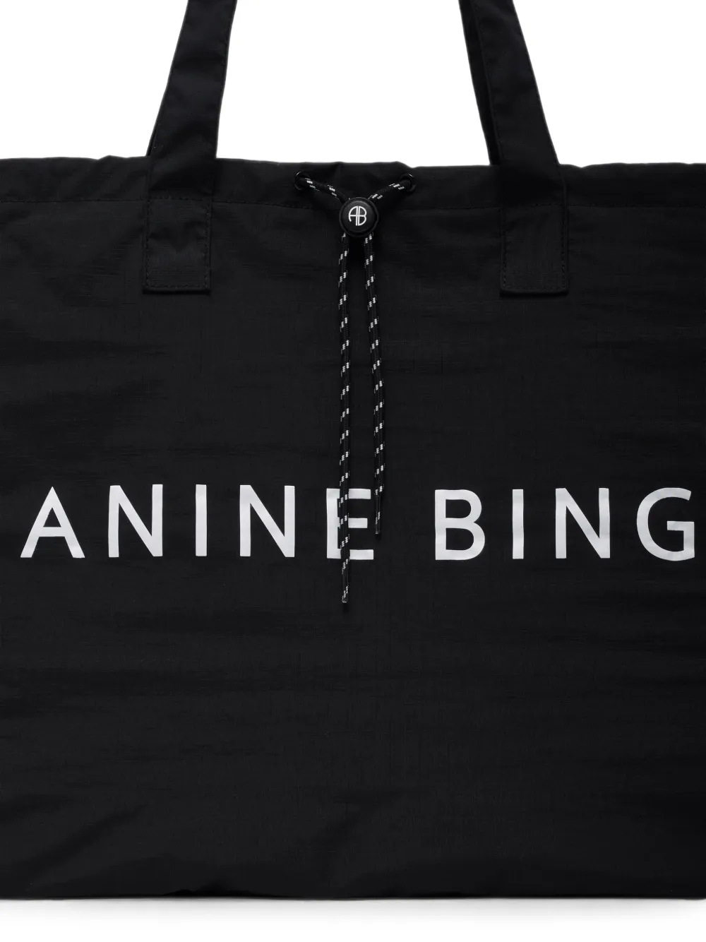 ANINE BING Leo sport shopper Zwart
