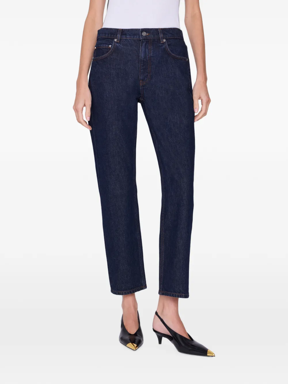 ANINE BING Kate straight jeans Blauw