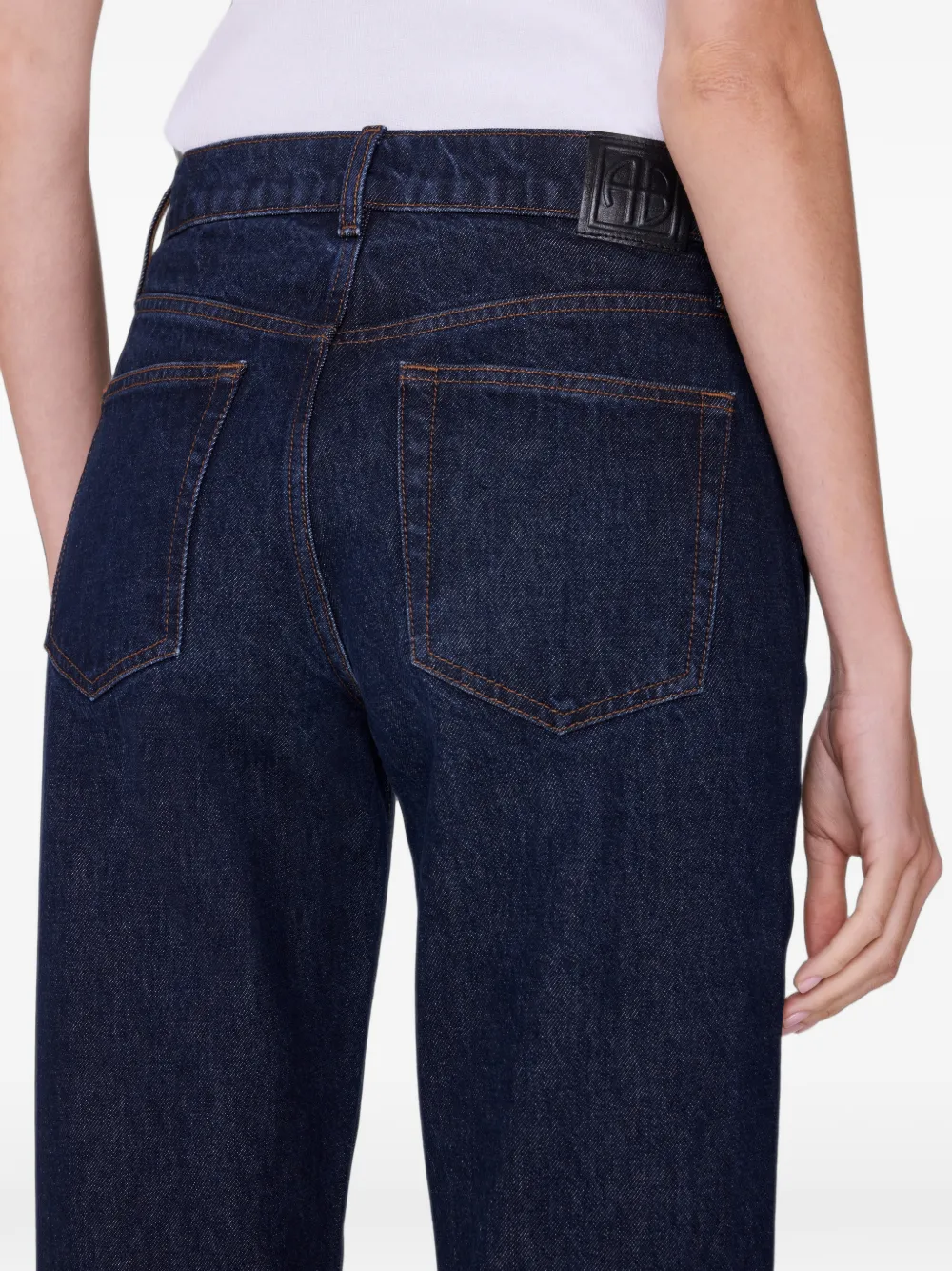 ANINE BING Kate straight jeans Blauw