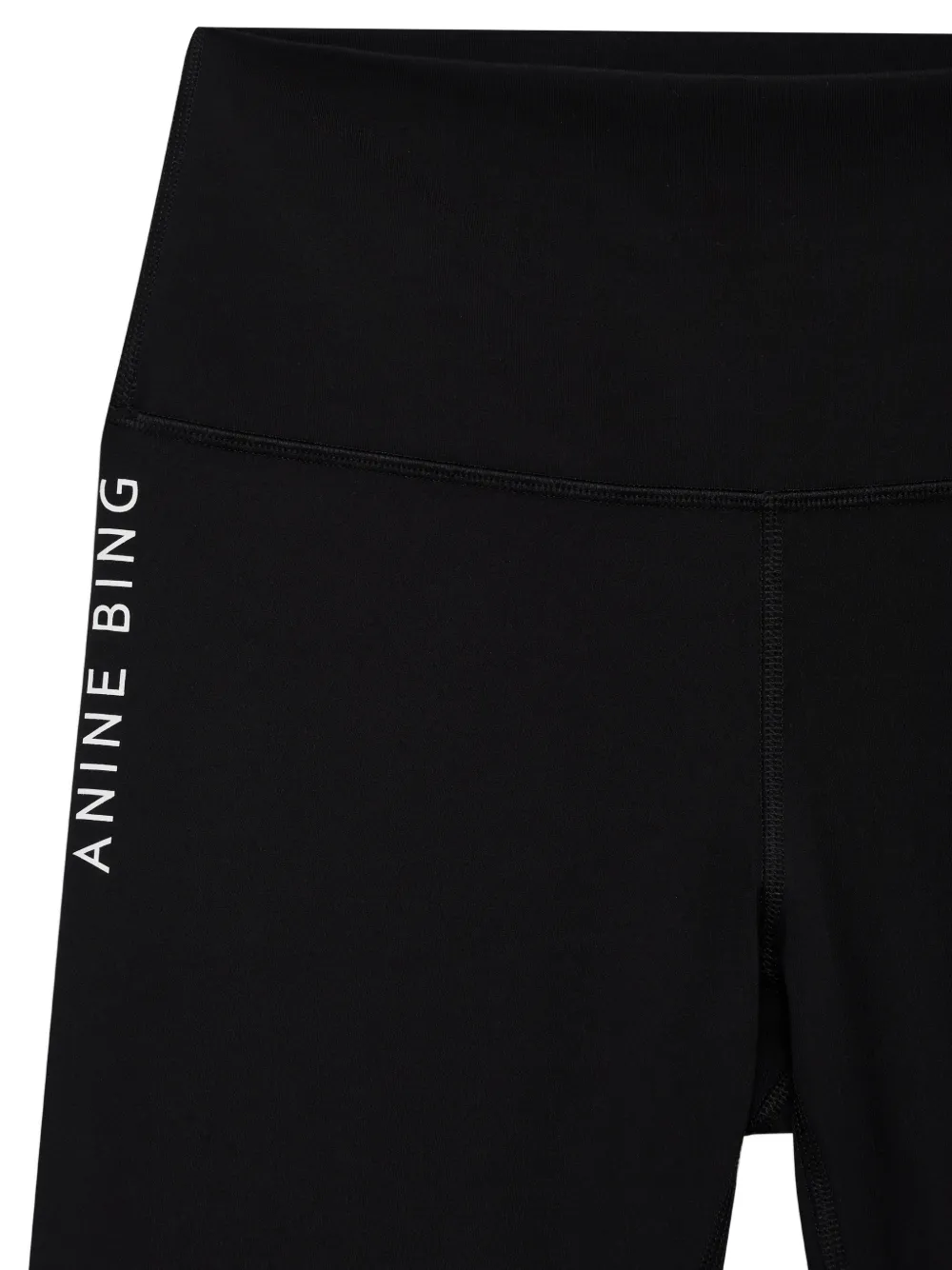 ANINE BING Legging met logoprint Zwart