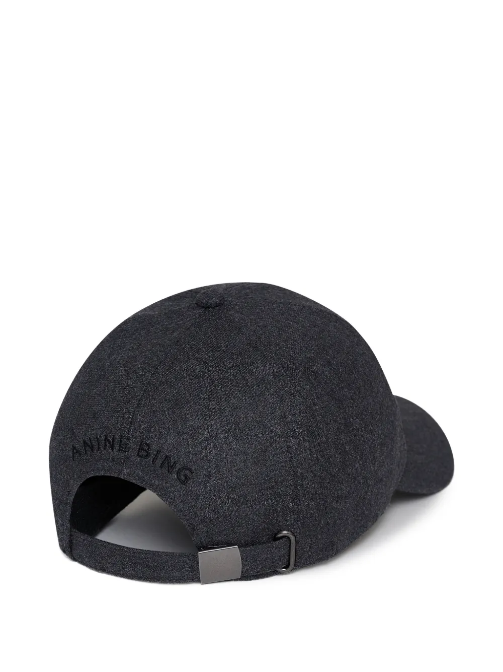 ANINE BING Jeremy honkbalpet met geborduurd logo Grijs