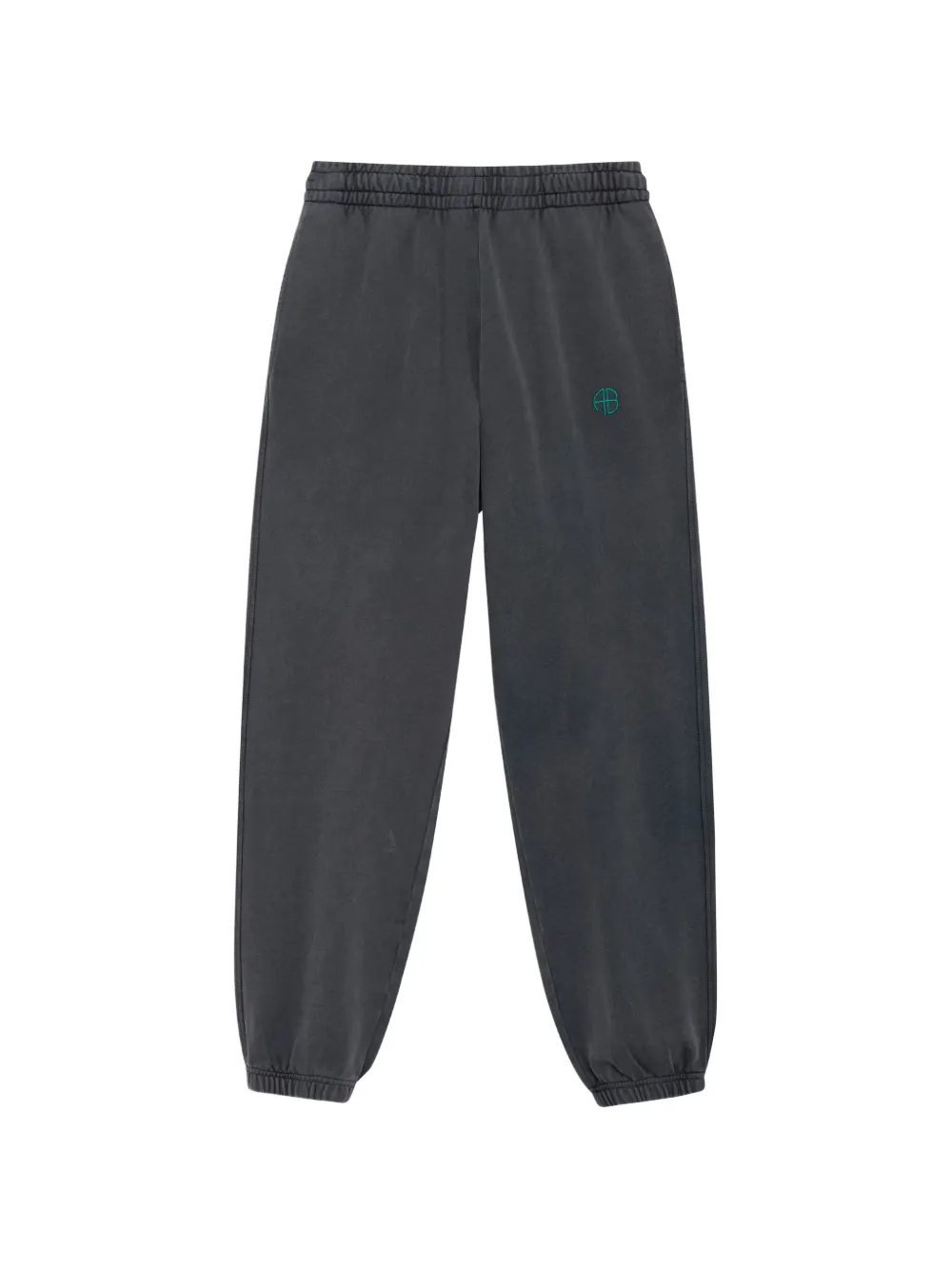 ANINE BING Karter logo-embroidered track pants - Grigio