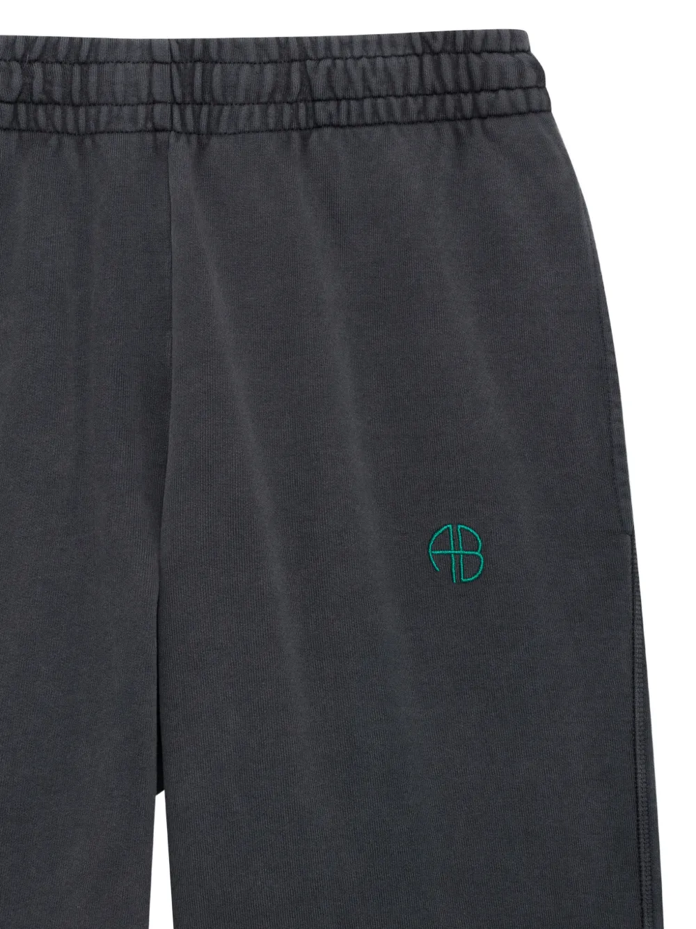 ANINE BING Karter trainingsbroek met geborduurd logo Grijs
