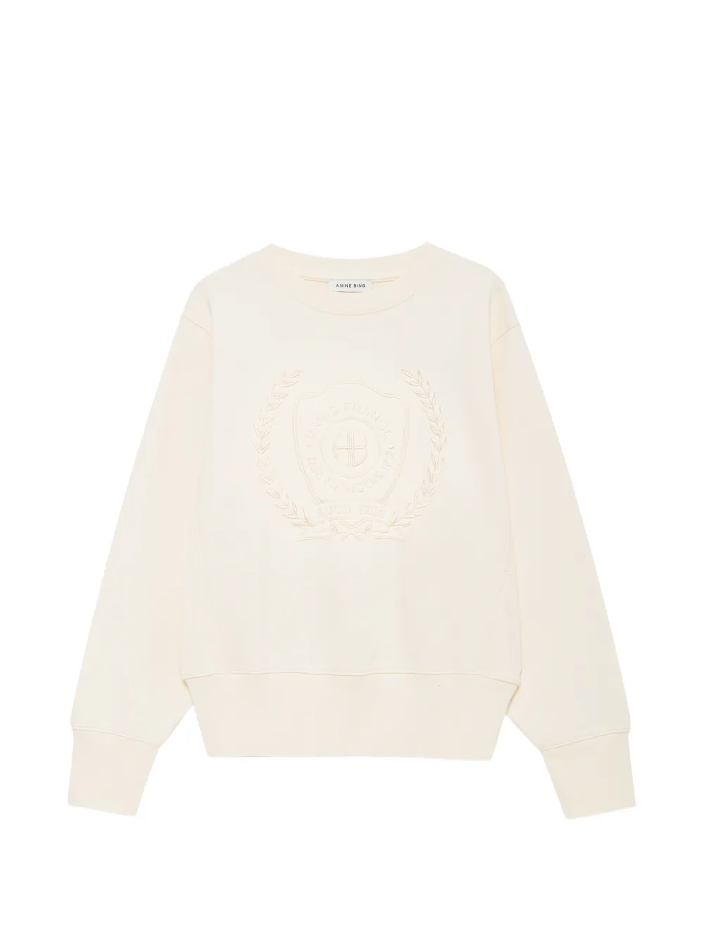 ANINE BING Harry Shrunken Signet sweatshirt