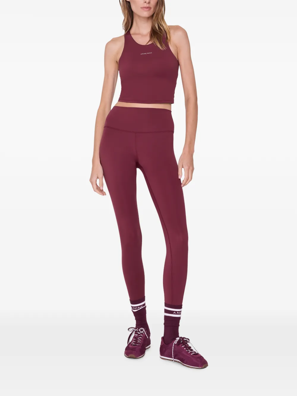 ANINE BING Dave legging Rood