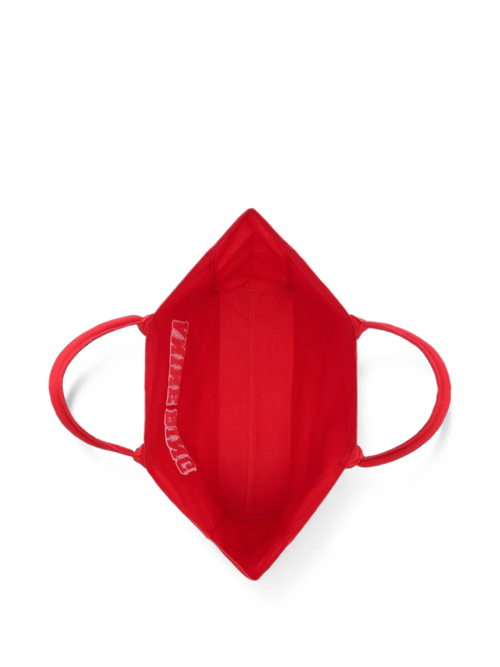 ANINE BING Leo canvas shopper Rood