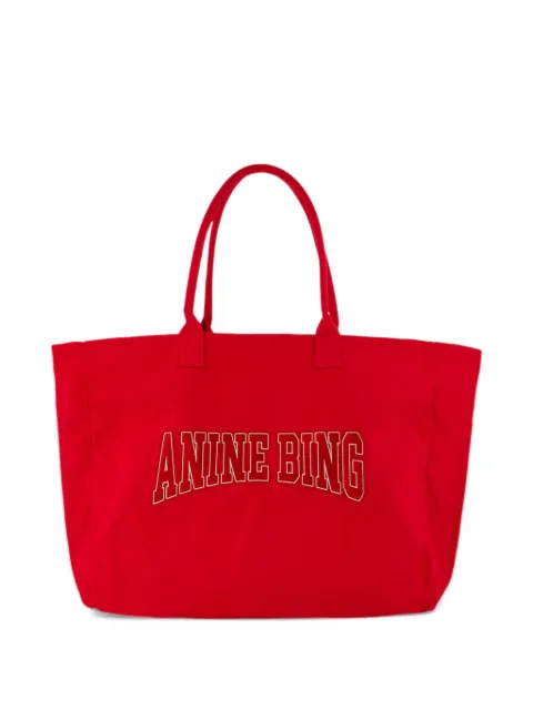 ANINE BING Leo 帆布手提包