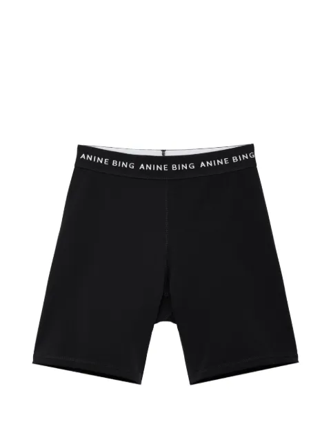 ANINE BING pantalones cortos Dan Biker