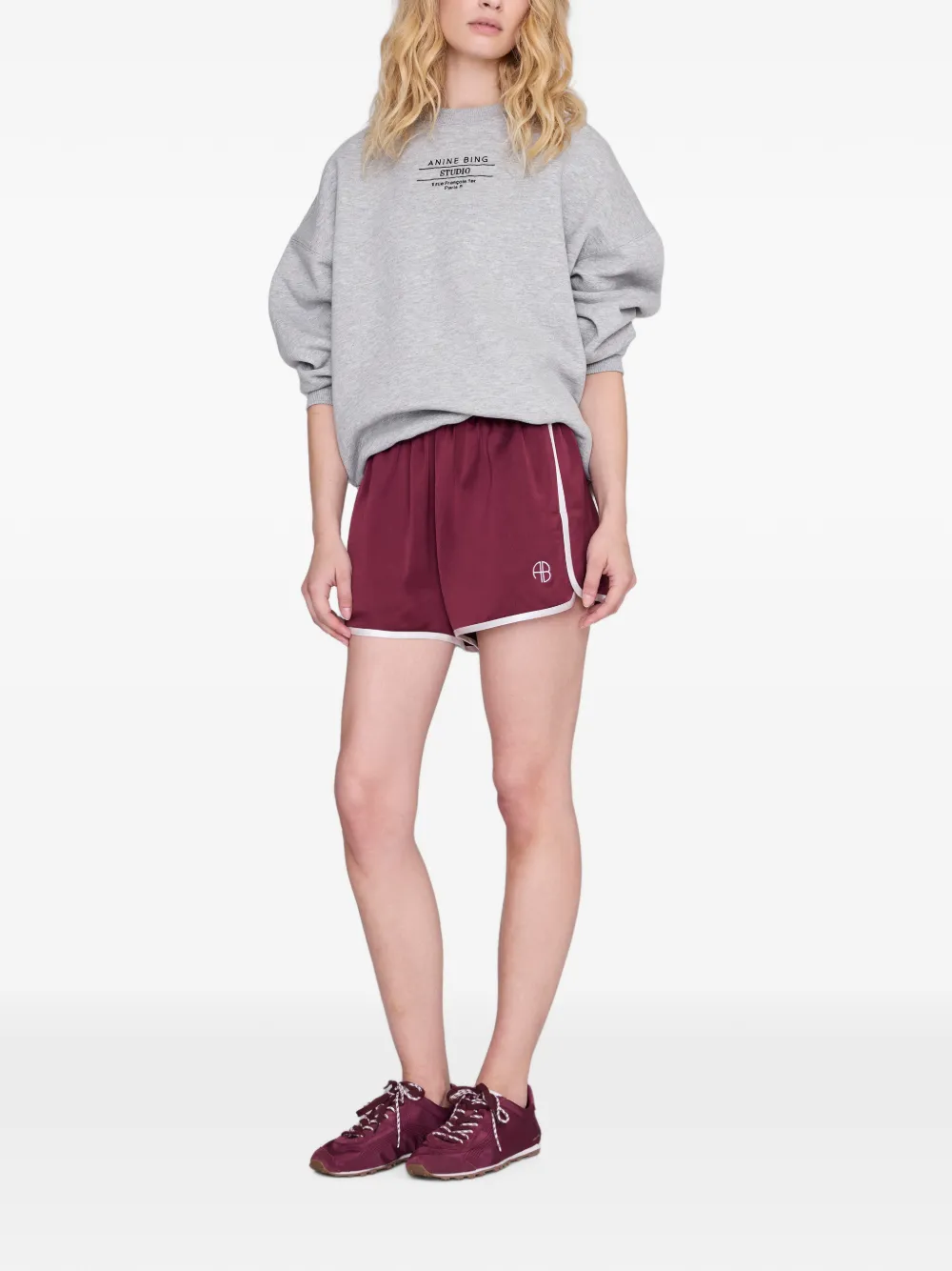 ANINE BING Eva shorts Rood