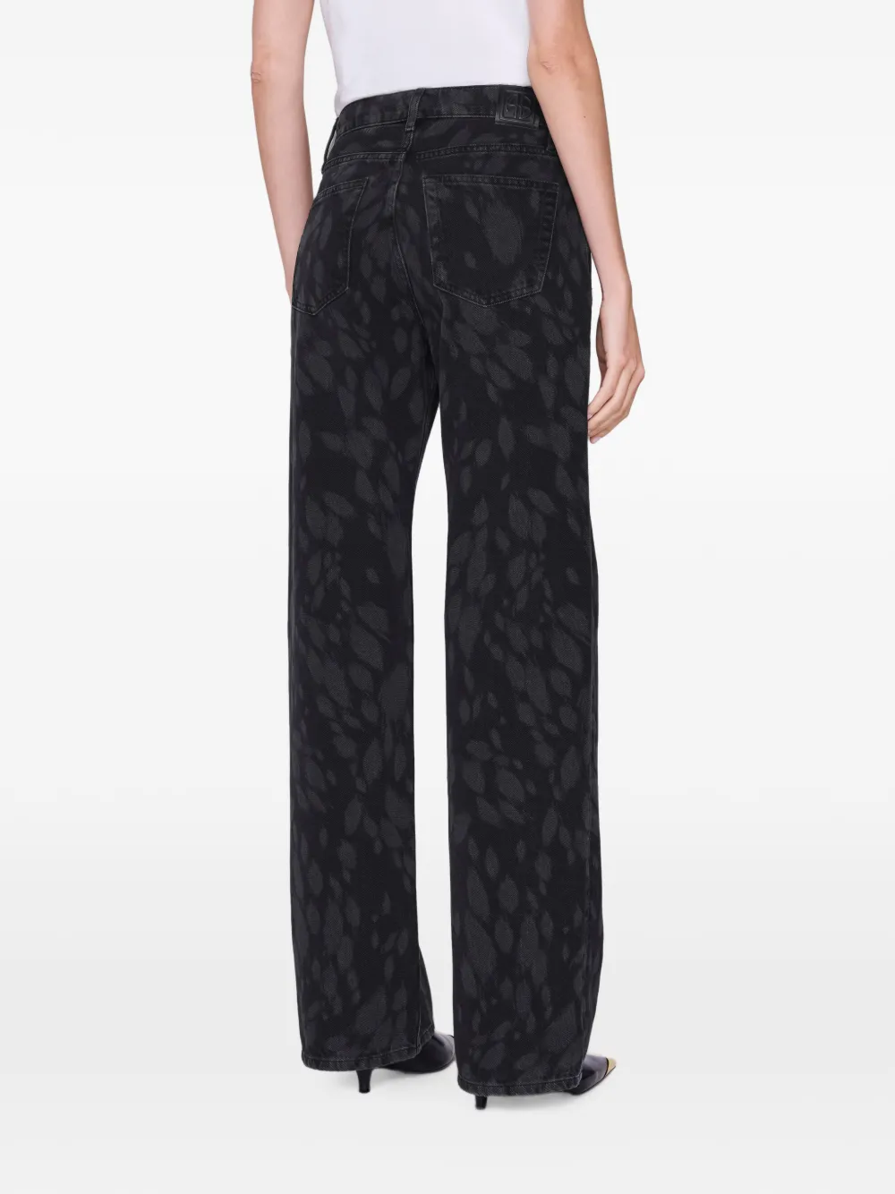 ANINE BING Hugh 34" jeans Zwart