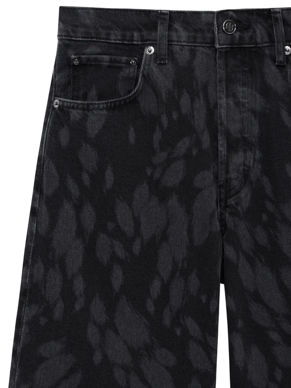 ANINE BING Hugh 34" jeans Zwart