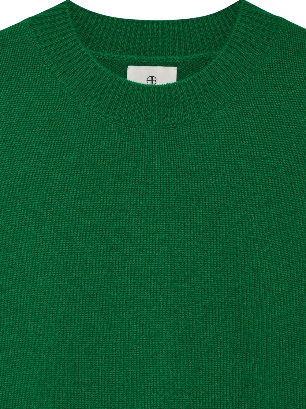 ANINE BING Lee trui met ronde hals Groen