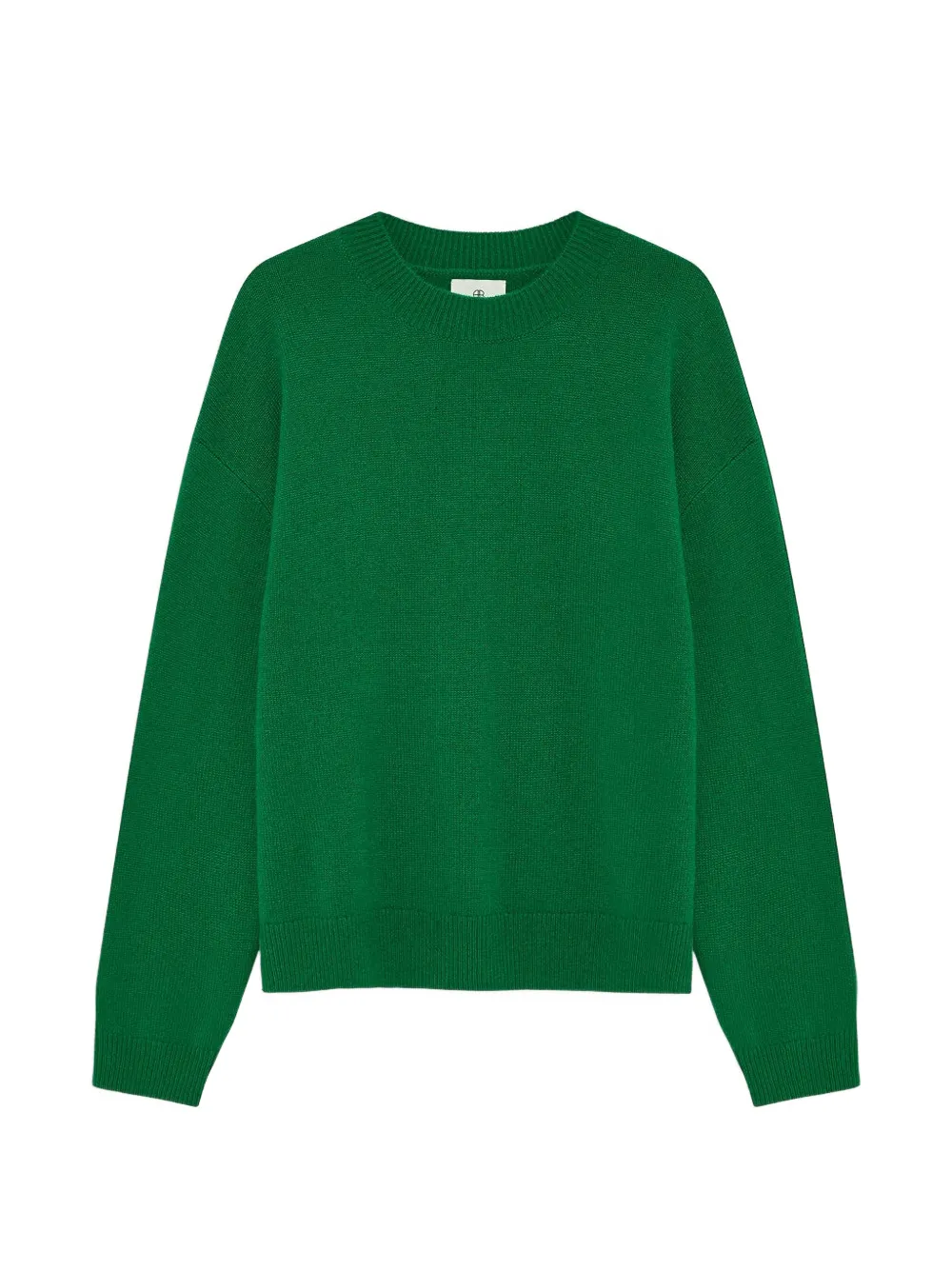 ANINE BING Lee trui met ronde hals Groen