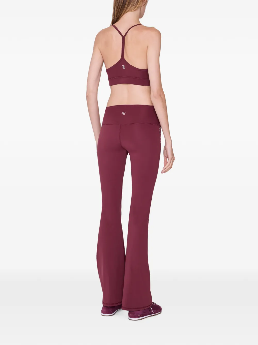 ANINE BING Flared legging Rood