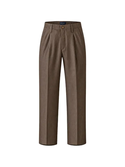 Paul & Shark pleated-detail trousers