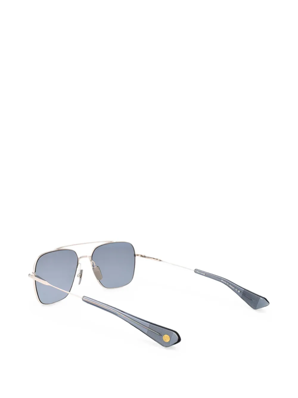 Dita Eyewear Flight-Seven zonnebril met navigator montuur Zilver