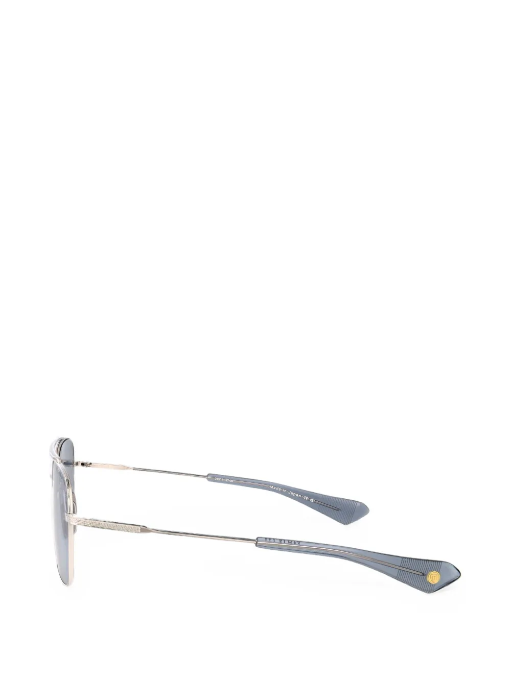 Dita Eyewear Flight-Seven zonnebril met navigator montuur Zilver