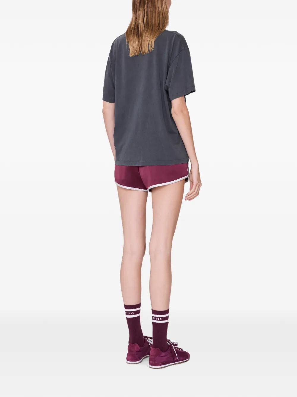 ANINE BING Cade Sport Club T-shirt Grijs