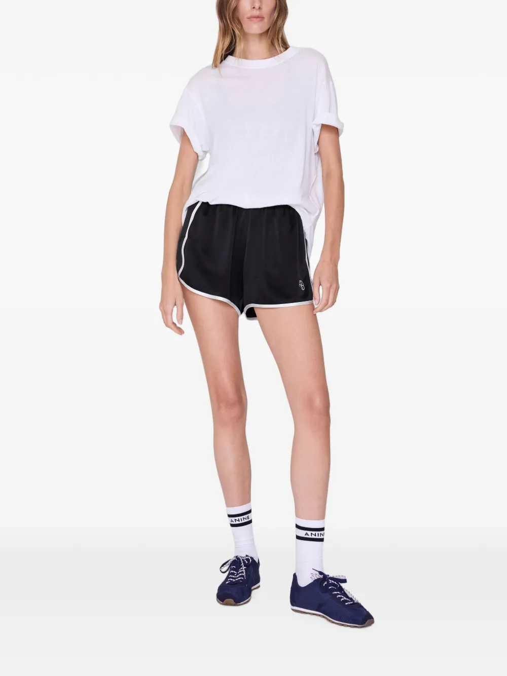 ANINE BING Eva shorts Zwart