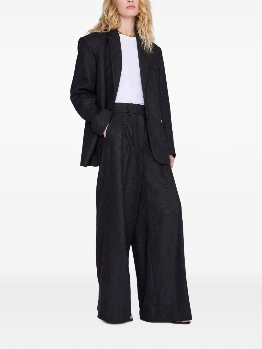 ANINE BING Quinn blazer Grijs