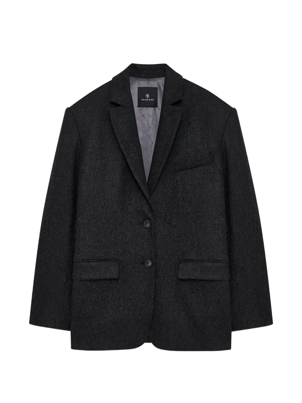 ANINE BING Quinn blazer - dark grey