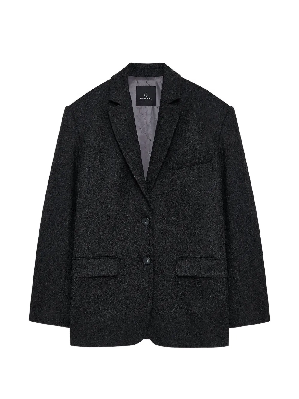 ANINE BING Quinn blazer - dark grey