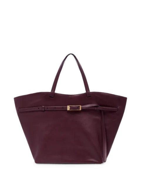 ANINE BING Elly tote small-grained leather - fig