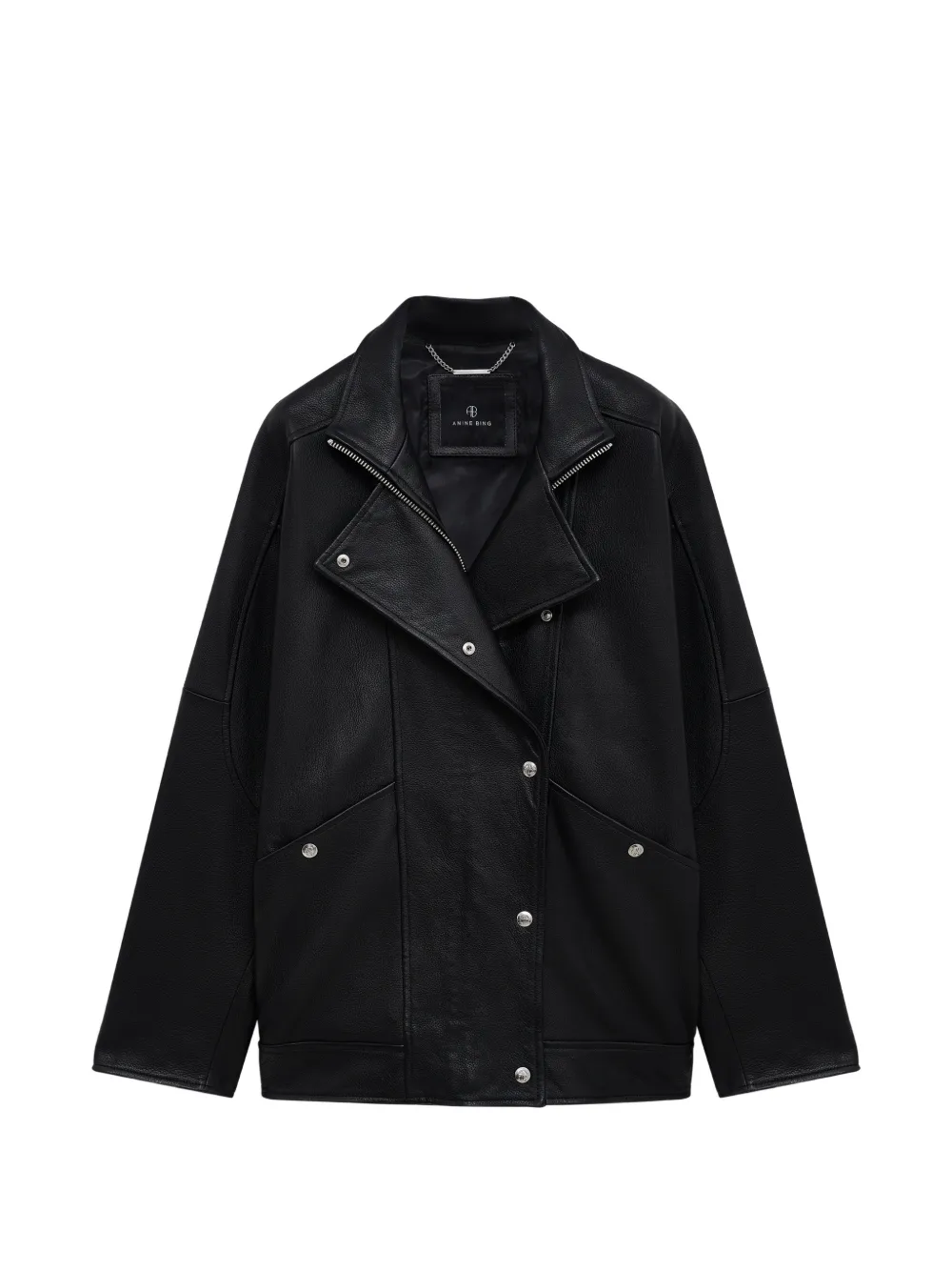 ANINE BING Sandy jacket - black leather
