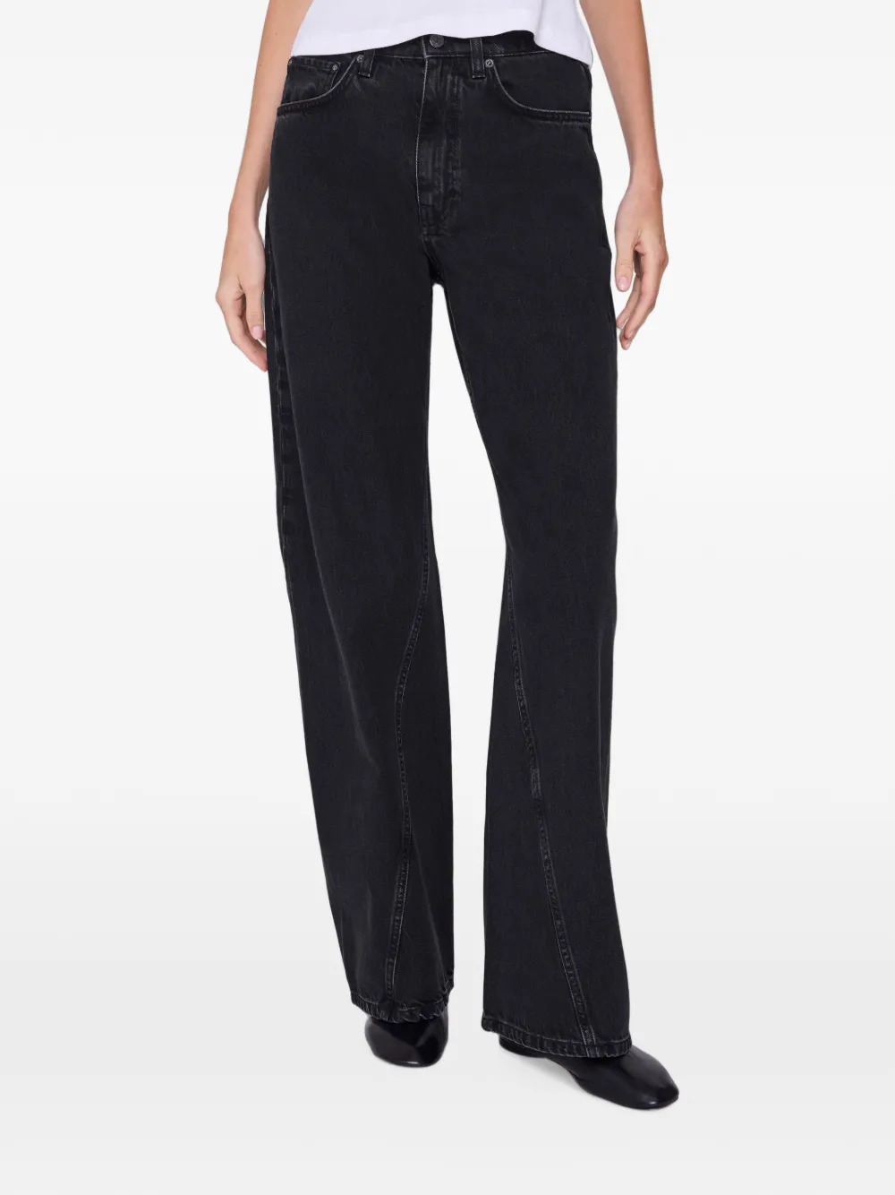 ANINE BING Brie 33" jeans Zwart