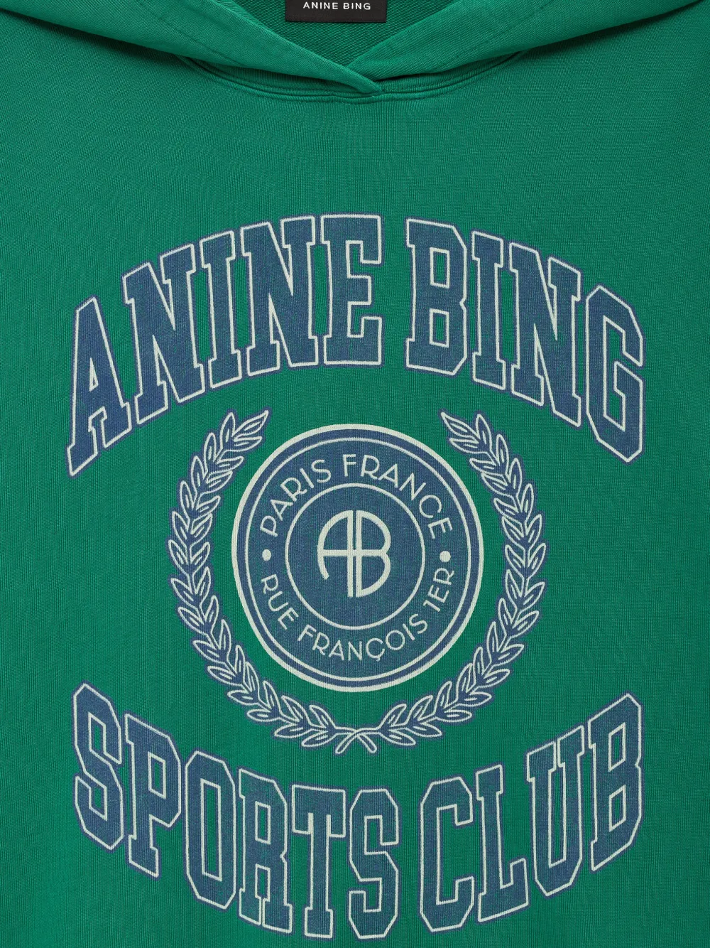 ANINE BING Harvey collegiale sweater Groen
