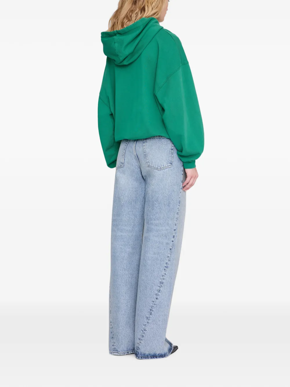 ANINE BING Harvey collegiale sweater Groen