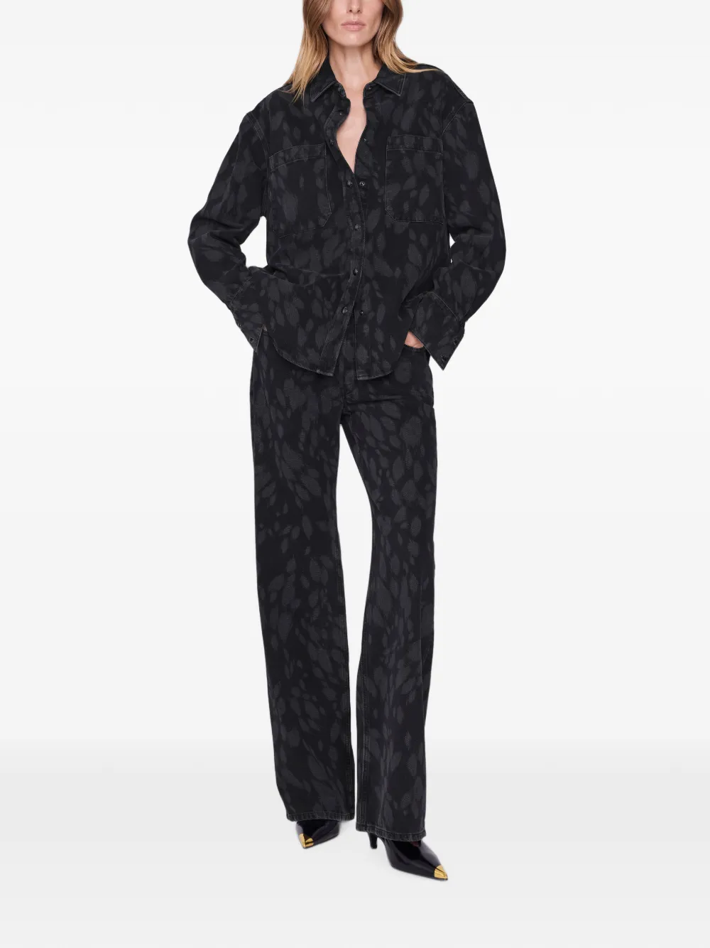 ANINE BING Samy blouse Zwart