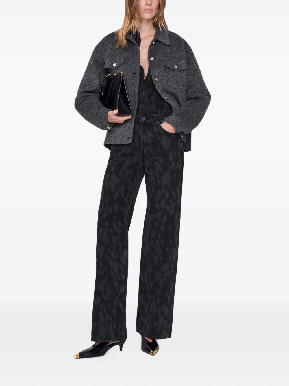 ANINE BING Samy blouse Zwart