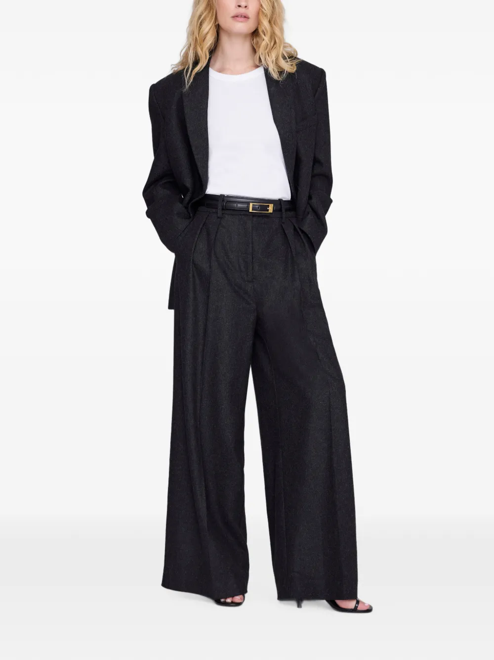 ANINE BING Lou broek Grijs