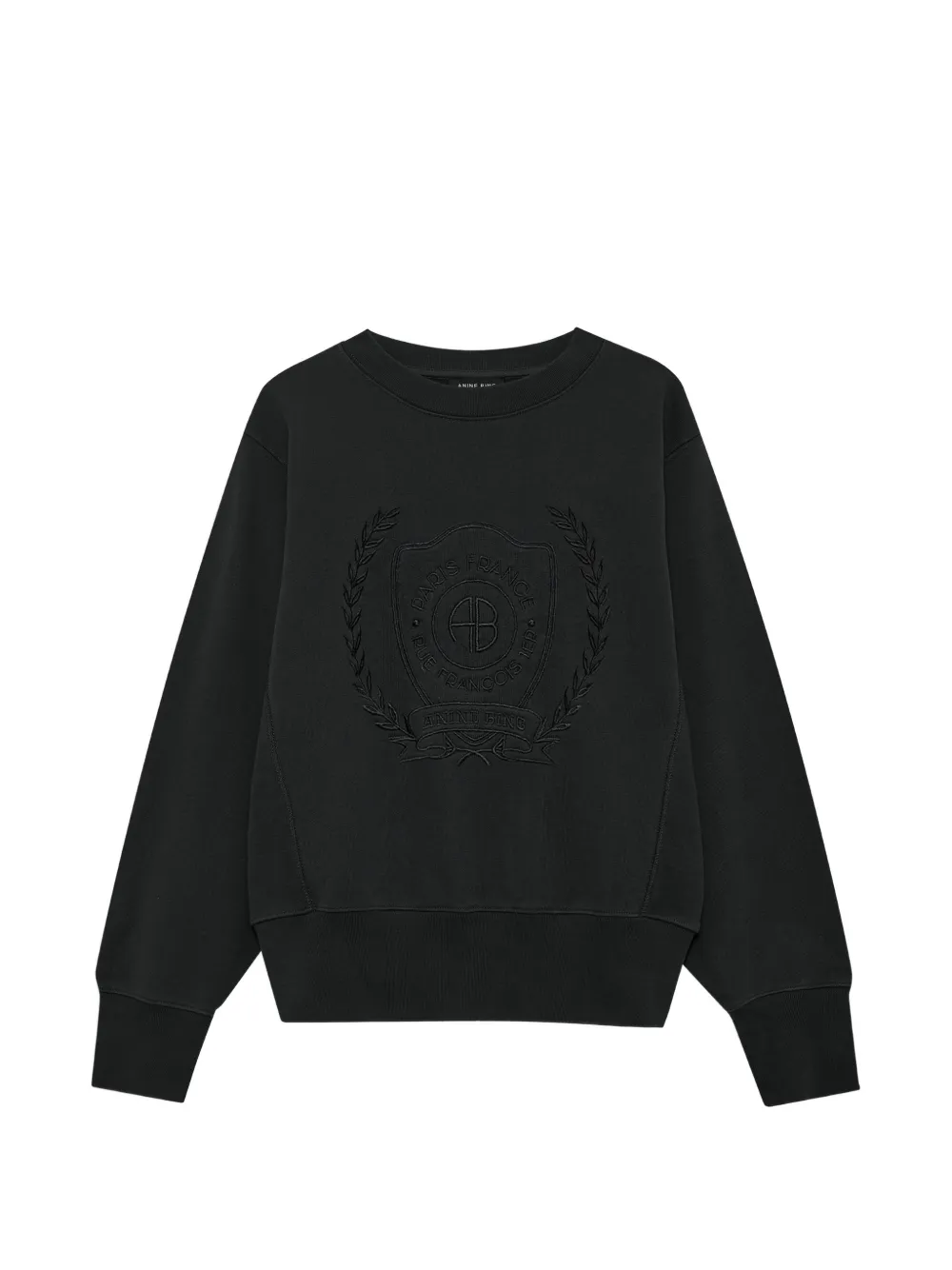 ANINE BING Harry Shrunken Signet sweatshirt