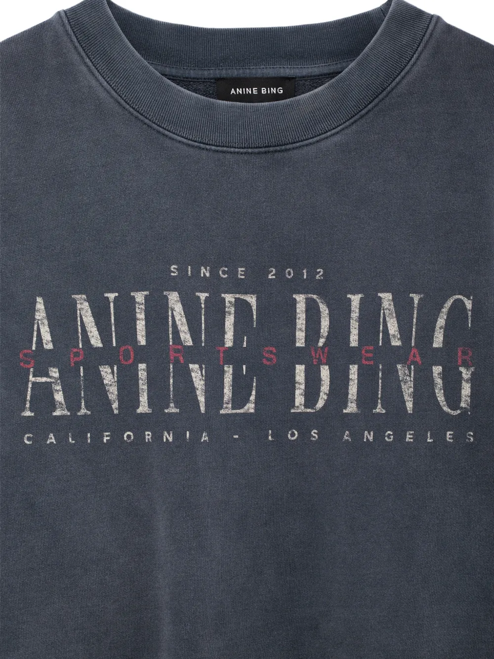 ANINE BING Miles Sport Club sweater Grijs